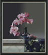orchidee met lavakristal